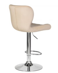 Стул барный ДОБРИН БАРНИ (бежевый велюр (МДЖ9-10)) 2 шт / DOBRIN BARNY (MJ9-10))