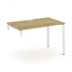 Стол надставка на опорную тумбу CONCEPT CN.OSN-002 Дуб Винченцо Белый