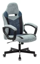 Кресло игровое Бюрократ VIKING 6 KNIGHT BL FABRIC Синий
