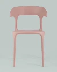 Стул пластиковый Neo с подлокотниками Пыльно-розовый
