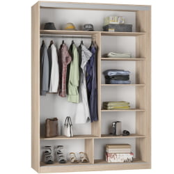 Шкаф-купе B-220х160х60-2(ЯАТ-ЯАС-D10D10)