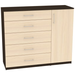 Комод Калисто(K41)1147х1352х468ручкарейлинг160мм(Венге-ДМ)