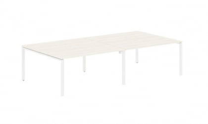 Бенч-система 4-местная EDIS EUWST 3116 Ясень Траун Белый