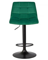 Стул барный ДОБРИН ТАИЛОР БЛАCК (зеленый велюр (МДЖ9-88)) 2 шт / DOBRIN TAILOR BLACK (MJ9-88))