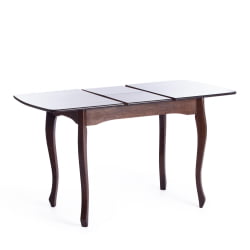 Стол CATERINA PROVENCE бук, мдф, 100+30x70x75 см, Cappuchino