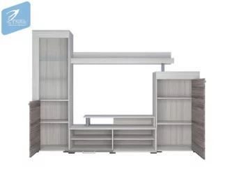 Гостиная Соло 9А Ясень шимо светлый - Ясень шимо темный