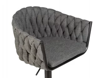 Стул барный DOBRIN LEON Графитовая ткань LAR-275-21