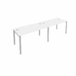 Рабочая станция на 2 раб.места Metal System Б.СМ-2.3 Белый/Серый