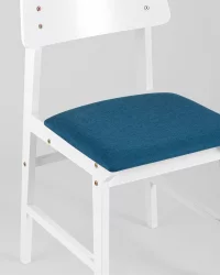 Комплект из двух стульев ODEN WHITE 2 шт Синий