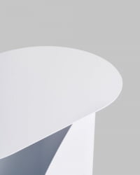 Журнальный столик Yvaine металл белый