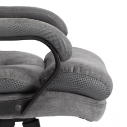 Кресло руководителя Duke metal BL ткань, серый, KUB 05/TW-12