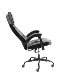 Кресло Арена металБЛ велюр, серый/черный, 29/35 / Arena metalBL