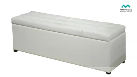 Пуфик «Дуэт» 1200 мм Кожа Terra 118