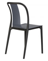 Стул обеденный ДОБРИН АДЭМ (черный/серо-голубой) 4 шт / DOBRIN ADAM