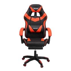 Геймерское кресло 088 цвет черный/красный с массажем 088-black-red-mass