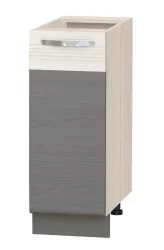 Напольный шкаф (лев/прав) Графит 74.55 Сосна Астрид/Ваниль/Графит