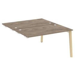 Стол-приставка двойной к опорным элементам ОНИКС ВООД ОВ.Д.СПР-3.8 Тиквуд Темный/Светлый / ONIX WOOD OW.D.SPR-3.8