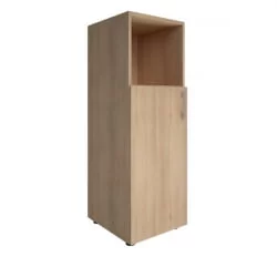 Шкаф книжный средний полуоткрытый без топа YALTA LT-SU 2.1L Снежная Патина