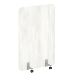 Перегородка на металлических опорах, на роликах R-line DP.R-100-150 Снежная Патина