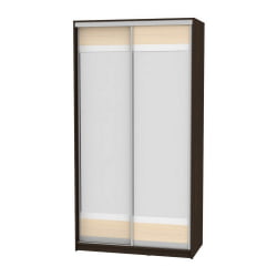 Шкаф-купе Б-220х120х60-1(Венге-ДМ-Д10Д10) / B-220х120х60-1(Венге-ДМ-D10D10)