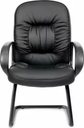 Кресло для посетителя Chairman 416V Черное Эко