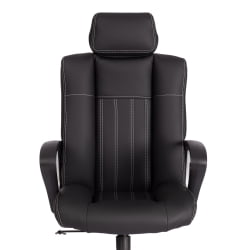 Кресло OXFORD хром кож/зам, черный, 36-6