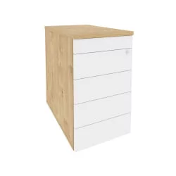 Тумба приставная / опорная (TIP-ON) ONIX O.TPO-1.7 TIP Тиквуд Светлый/Белый