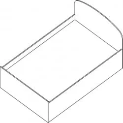 Кровать Проспект Гм.КР-12 венге