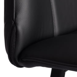 Барный стул Bari/Бари экокожа , черный, 42х55х99 см