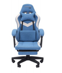 Кресло для геймеров CHAIRMAN GAME CH26 Голубой-бежевый