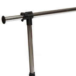 Гардеробная вешалка для одежды NY-3294 металл, 84-125*43*102-167см, хром/черный