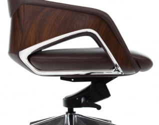 Кресло руководителя Бюрократ _ДЭО-2 Коричневый / _DAO-2