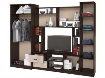 Гостиная Флора Ясень Шимо тёмный светлый