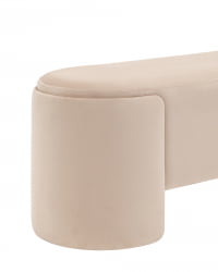 Банкетка Taks велюр Молочный