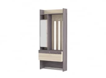 Прихожая Гретта 2 Дуб Сонома Ясень черный