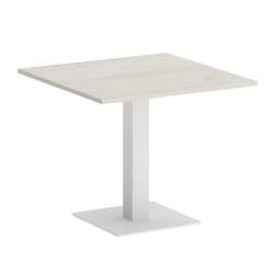 Стол журнальный квадратный ХОМЕ ОФФИCЕ ВР.СП-5-90.2 Дуб Наварра/Белый металл / HOME OFFICE VR.SP-5-90.2