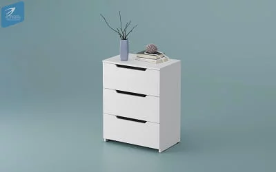 Комод в спальню КМ-001 Лайт Белый