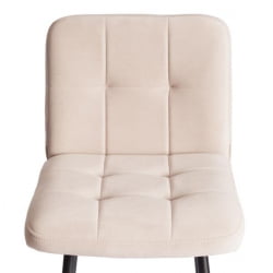 Барный стул Medeo/Медео велюр, бежевый, 7, 45х56х113 см