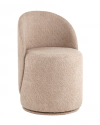 Пуф Loreen вращающийся букле Капучино