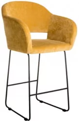 Стул полубарный Oscar ПБ Желт/Линк