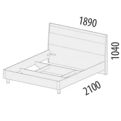 Кровать Тиффани 93.32