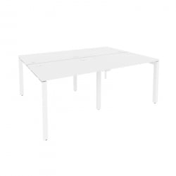 Рабочая станция на П-образном м/к ОНИКС О.МП-Д.РС-4.1.7 Белый Бриллиант / ONIX O.MP-D.RS-4.1.7