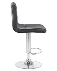 Стул барный DOBRIN CANDY (светло-серый-черный) 2 шт