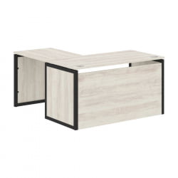 Стол письменный угловой правый XTEN-QP XQPCT 1415H R Сосна Эдмонт Антрацит