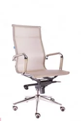 Кресло руководителя Opera M сетка Золотой