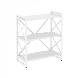Стеллаж на регулируемых опорах - 3 полки LOFT VR.L-MST.O-3.8 Металл белый Белый Бриллиант