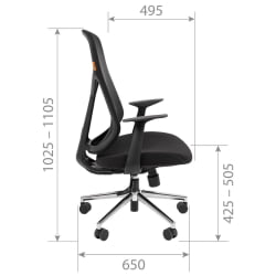 Кресло руководителя CHAIRMAN CH588 БП Черный