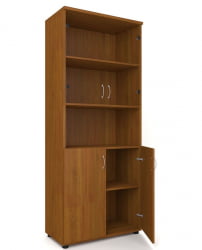 Шкаф для документов с прозрачными стеклами Р.Ш-4СБ Серый