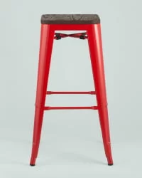 Стул барный TOLIX WOOD Красный
