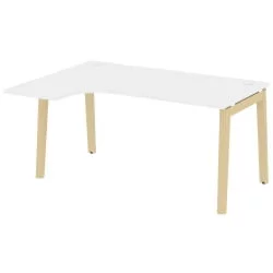 Стол эргономичный левый ONIX WOOD OW.SA-4(L) Белый Бриллиант/Светлый